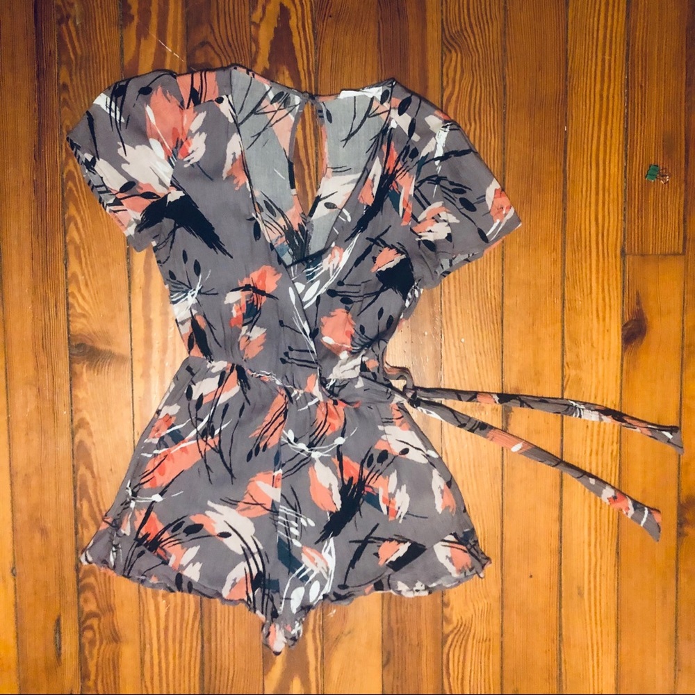 Lush Floral Romper